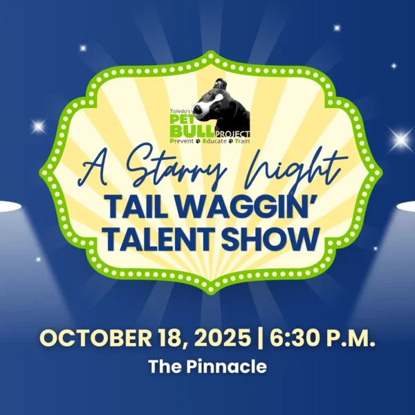 Graphic for "Starry Night Ticket" show by Toledo's PET Bull Project on October 18, 2025, at 6:30 p.m. at The Pinnacle.